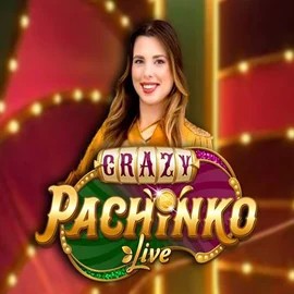Crazy Pachinko online game logo by Evolution on zipkasino.de