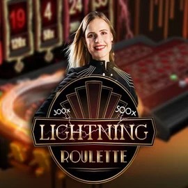 Lightning Roulette logo – Live Casino by Evolution at Zip Casino