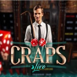 Live Craps logo – Live Casino by Evolution at Zip Casino