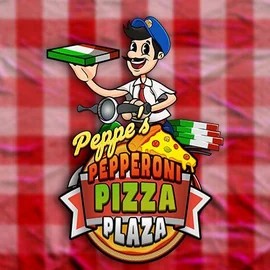Peppe’s Pepperoni Pizza Plaza logo by Pragmatic Play at Zip Casino
