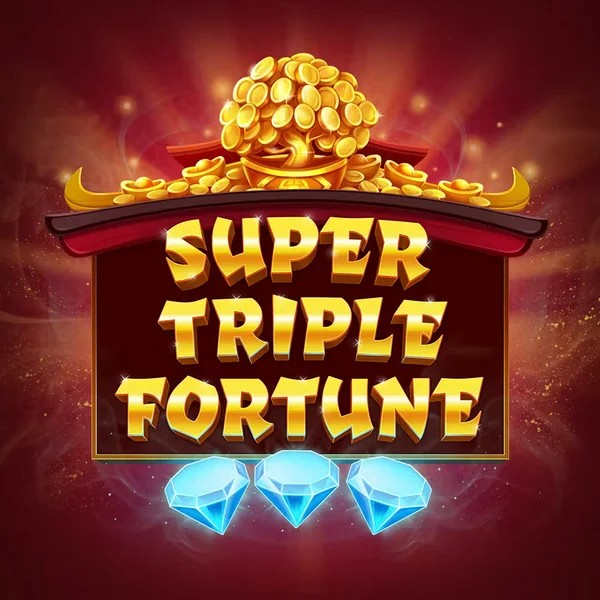 Super Triple Fortune slot logo by Greentube at Zip Casino